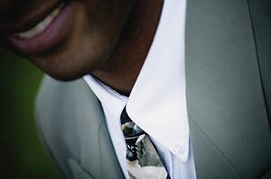 Businessman's smile