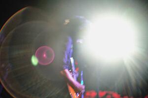 A guitar player