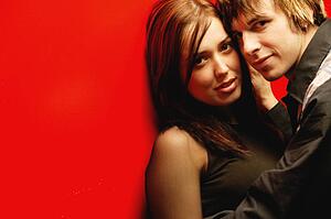 Couple spend time together
