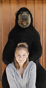 Picture of a girl with a bear