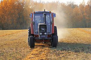 Tractor in a field