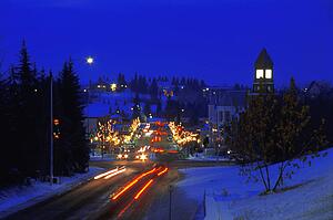 Traffic at night