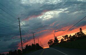 A sunrise/sunset