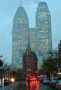 Two skyscrapers