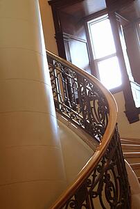 Interior of a ritzy hotel