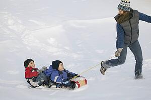 Tobogganing