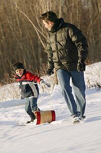 Tobogganing