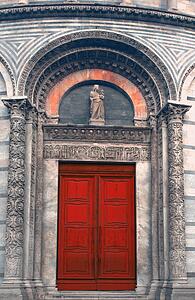 Baptistery Door Leaning Tower of Pisa Tuscany Italy
