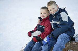 Portrait of two boys