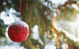 A Christmas ball