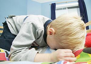 Child cries