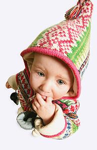 Child with a hat