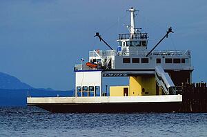 A large boat