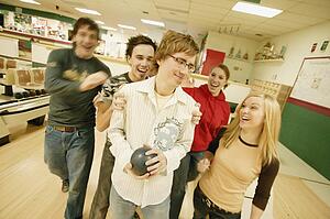 Group goes bowling