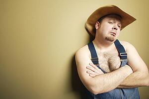 Man with cowboy hat