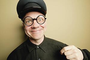 Man with a smirk
