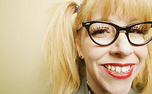 Woman with glasses