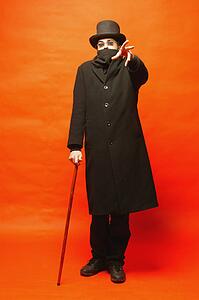 Man with disguise