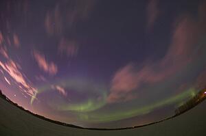 Northern lights Alberta Canada