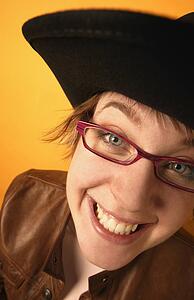Woman with a hat