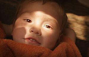 Portrait of a child's face