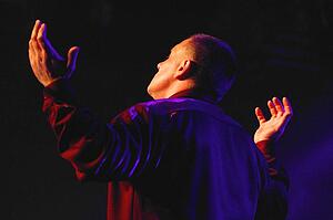 Man worshipping