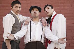A group of three men