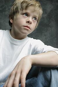 Portrait of a young boy