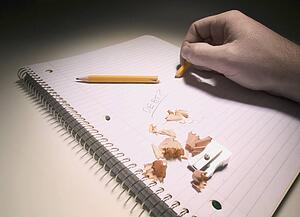 A broken pencil