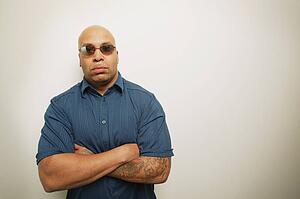 A man with sunglasses