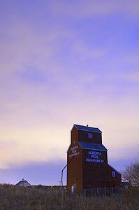 A grain elevator
