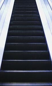 An escalator