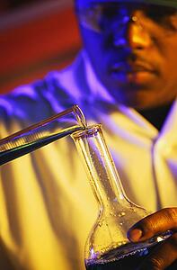 A scientist in a laboratory