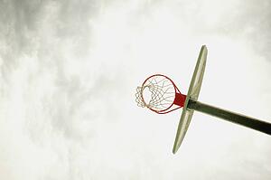 A basketball hoop