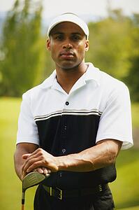 A golfer