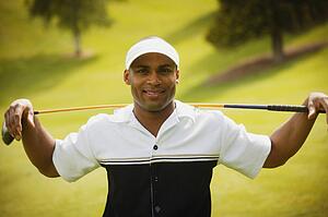 A golfer