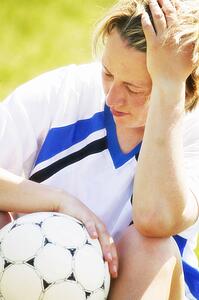 A soccer player