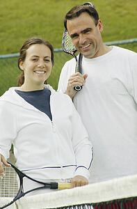 A couple of tennis players