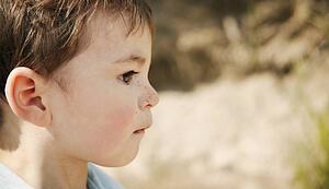 A child's expression