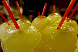 A group of refreshing drinks