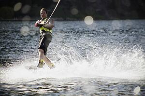On the water