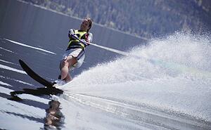 A slalom ski