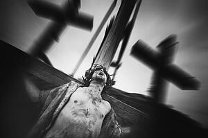Jesus is crucified