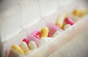 Pills in container