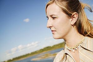 Young woman profile
