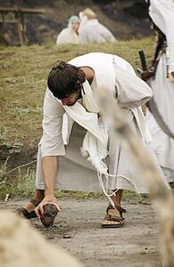 Jesus writes in the sand