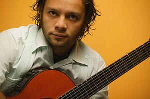 Man with his guitar