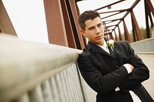 Portrait of the groom