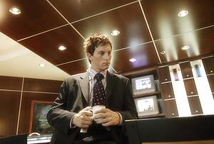 Businessman with a cup of coffee