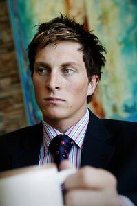 Businessman with a cup of coffee